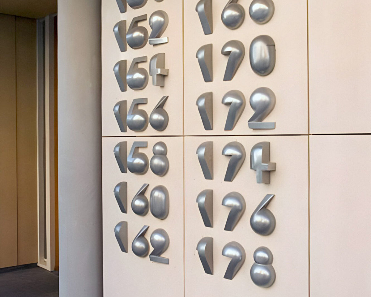 Spire Numbers Sculptural House Numbers – Petra