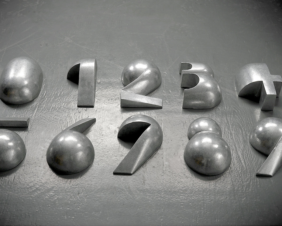 Spire Numbers Sculptural House Numbers – Petra