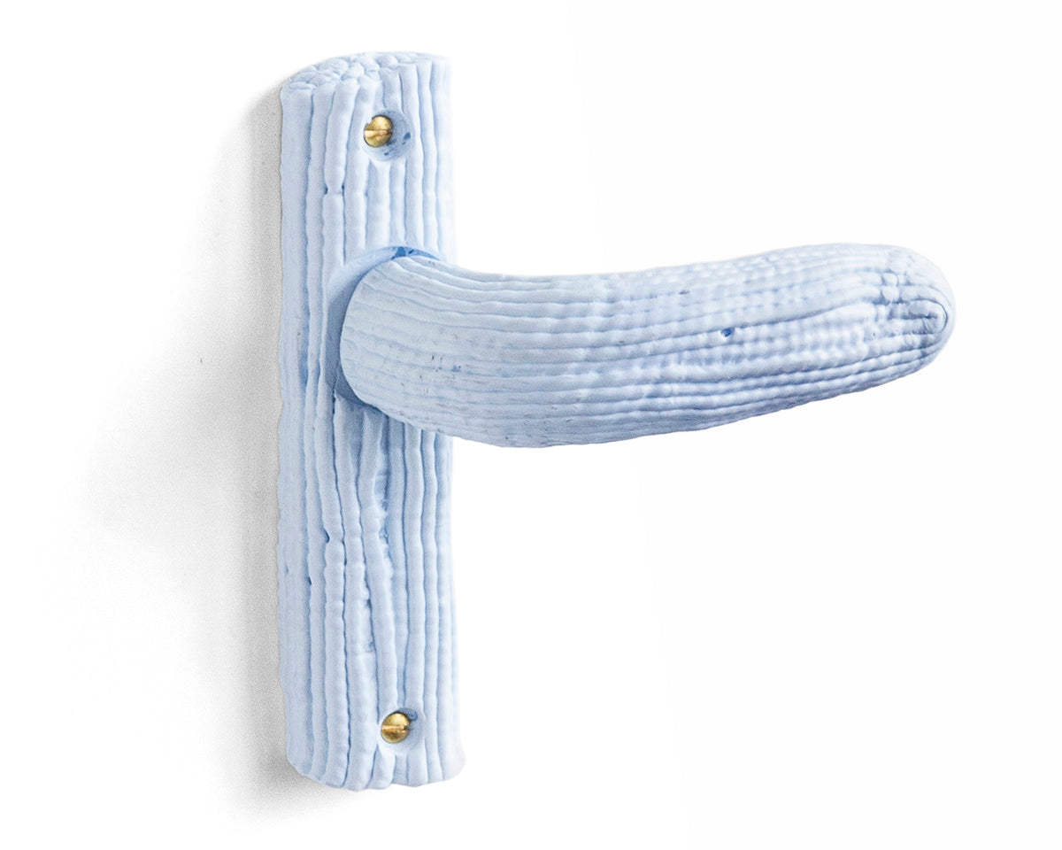 Plastic Baroque Lever Doorknob Set