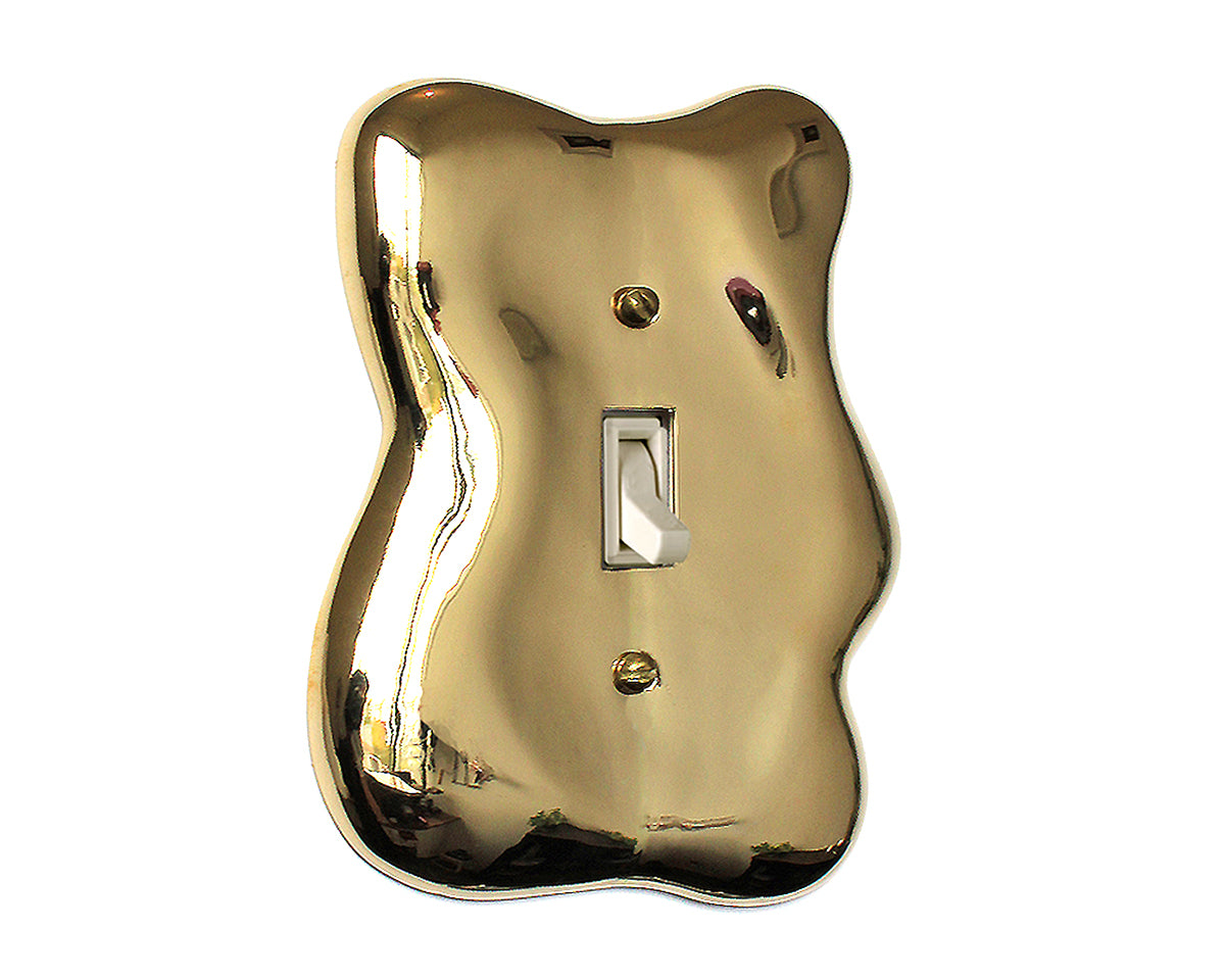 Sculptural Light Switch Plate